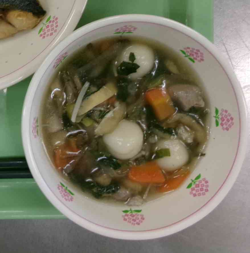 月見団子汁